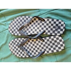 Vans Checkerboard Flip Flops Sandals